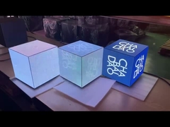 Affichage 5sides de cube montrant le panneau de LED Advertsing