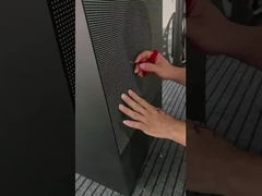 Armoire en aluminium à ouverture frontale avec rafraîchissement de 1920-3840HZ, écran amovible avant extérieur pour les exigences du marché