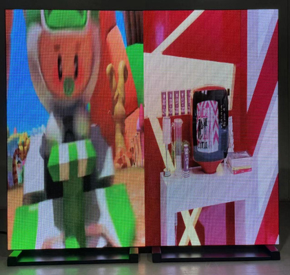 Mur visuel d'intérieur polychrome de P2.5 RVB LED d'affichage liable de fenêtre