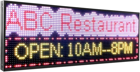 Panneau de publicité extérieur de Digital de restaurant de supermarché P10 programmable