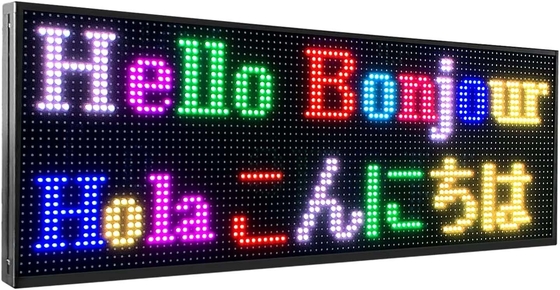 Signes programmables extérieurs P10 RVB de Digital LED polychromes pour l'image des textes