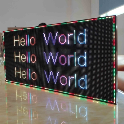 Signe programmable de défilement de P3RGB LED pour la publicité de magasin OUVERTE