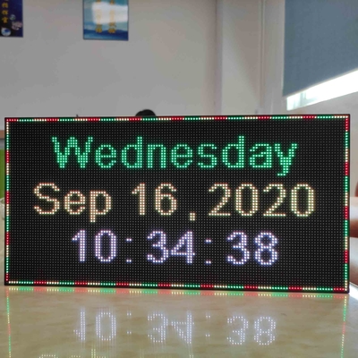Signe programmable de défilement de P3RGB LED pour la publicité de magasin OUVERTE