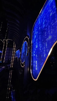 Écran du club P2 RVB LED, mur de fond de Digital LED de décoration de cinéma
