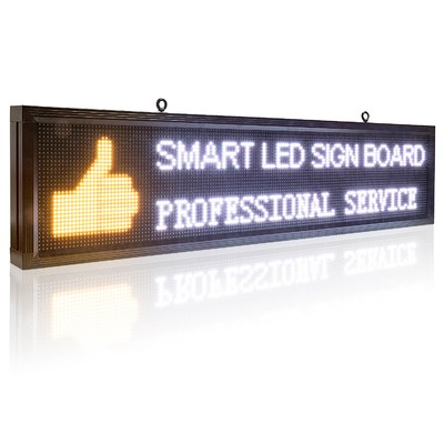 Signe faisant défiler programmable P10 LED de conseil de publicité de Digital de magasin extérieur