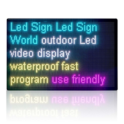 28X43inch LED numérique extérieure programmable signe P8MM RVB polychrome