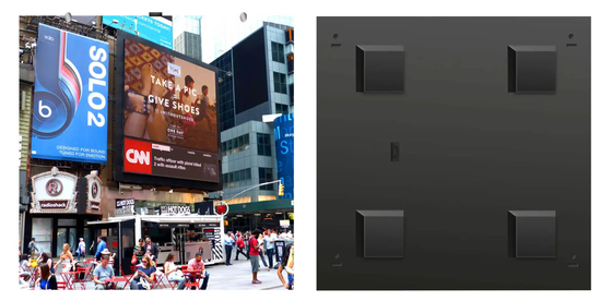 Front Service Screen Outdoor LED annonçant le module de l'affichage P8RGB 320X320MM