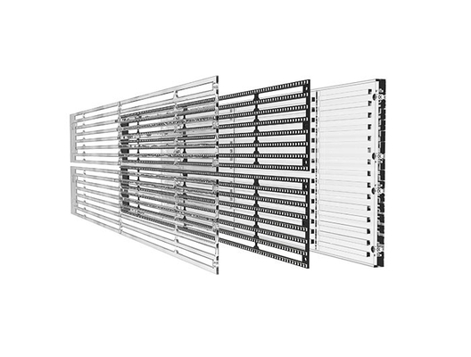P5.2-10.4 écran en verre transparent, écran mené transparent de film extérieur