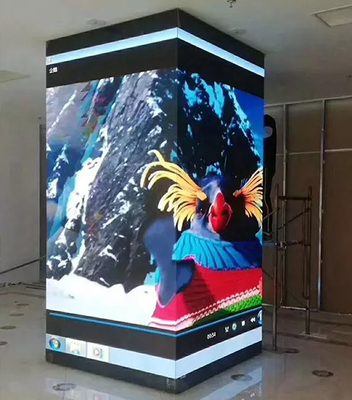 640x480 publicité de l'écran 3840hz P2.5RGB 4 de moulage mécanique sous pression du Cabinet la grande LED des côtés d'intérieur