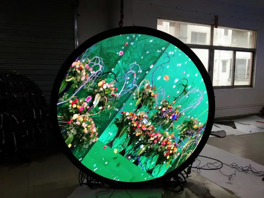 Double forme circulaire dégrossie d'écran visuel extérieur de la publicité 400W