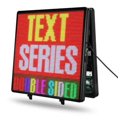 Écran mural vidéo à LED USB P5 à deux côtés montrant un grand angle de vision