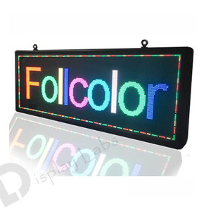 Téléphone LED programmable Signes programmables 160*320MM Module LED Signe de défilement P10 RGB