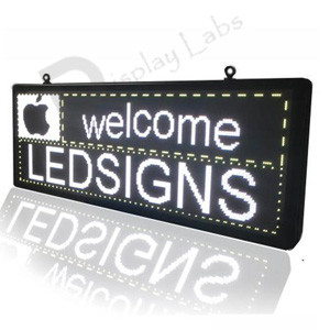 Téléphone LED programmable Signes programmables 160*320MM Module LED Signe de défilement P10 RGB