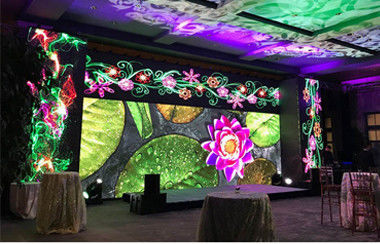 écran de location d'intérieur de 3840Hz LED, mur visuel de P1.875 RVB LED
