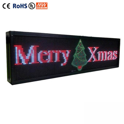 panneaux extérieurs RVB de signes d'affichage de fenêtre de 32*384cm LED polychromes
