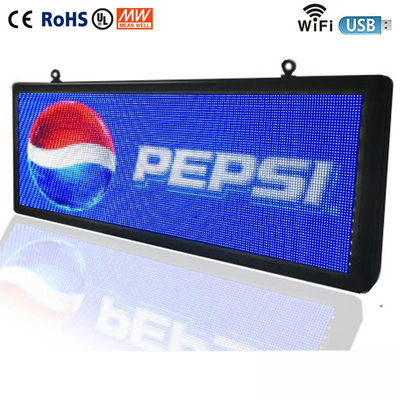 Les signes d'affichage de fenêtre du message de publicité LED embarquent la tension polychrome de 110V 220V