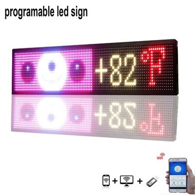 Signes menés extérieurs du message P10, 52x14inch mettant en rouleau le signe mené de voiture
