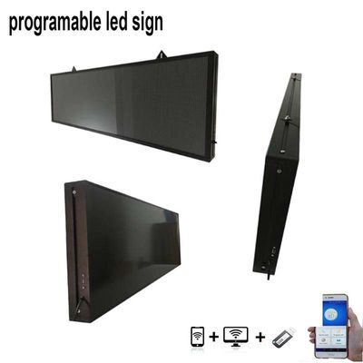L'affichage programmable de fenêtre de P10 USB LED signe les signes 220V menés d'intérieur pour des affaires
