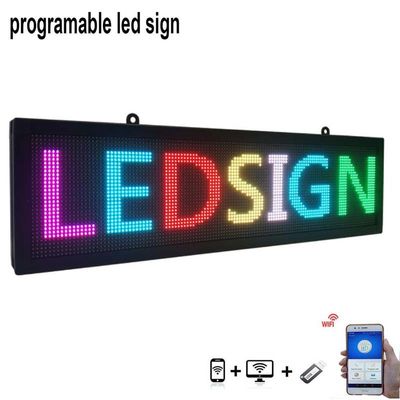 220V extérieur LED mettant en rouleau le panneau d'affichage P5 a mené le signe pour la fenêtre arrière de voiture