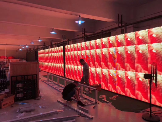 Aluminium fixe extérieur d'affichage à LED de P4/Cabinet en acier pour la plaza