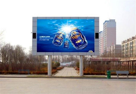 Aluminium fixe extérieur d'affichage à LED de P4/Cabinet en acier pour la plaza