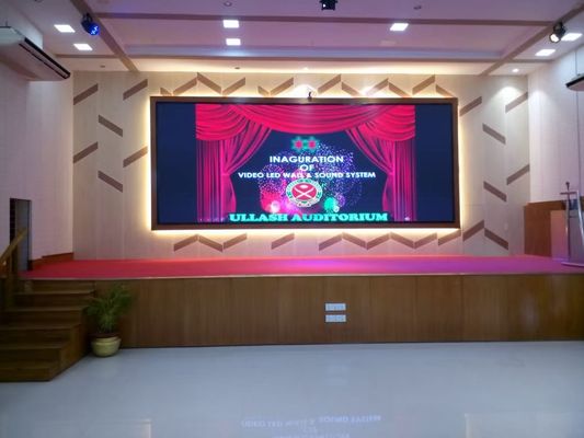 écran fixe d'intérieur de 128*256mm LED, mur visuel de P2RGB HD LED