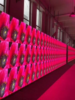 écran fixe d'intérieur de 128*256mm LED, mur visuel de P2RGB HD LED