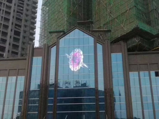 Mince superbe en verre transparent d'affichage à LED de P10.4 pour la fenêtre de magasin