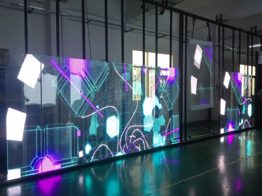 L'écran transparent de P12 LED, 5000cd voient l'écran de LED