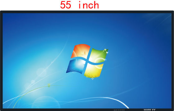 55&quot; affichage d'écran tactile infrarouge d'affichage à cristaux liquides 350cd avec écrire des outils