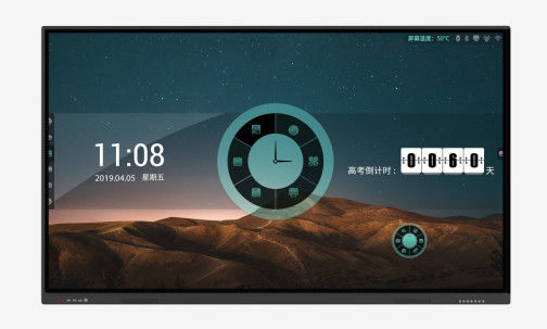 Écran tactile de moniteur d'affichage à cristaux liquides de 89 degrés 75 pouces pour la conférence