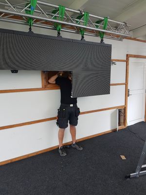 Cabinet de haute résolution Nationstar LED de l'écran 480x480 de P1.875 LED