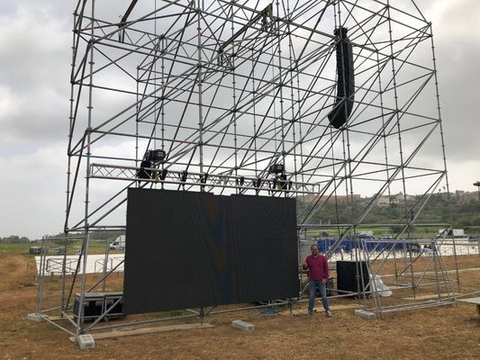 écran de haute résolution P2.5mm de 64x64dots LED pour la publicité