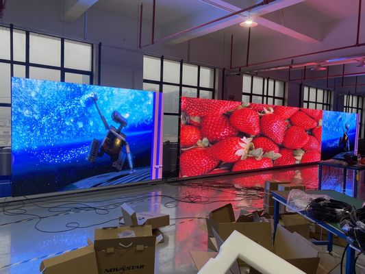 L'écran de haute résolution de P2.5 LED, mariage ultra mince a mené le fond