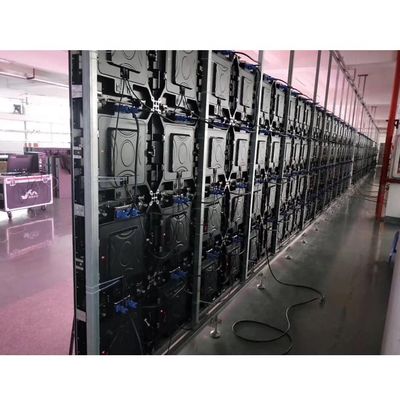 écran de location d'intérieur de 500x500mm LED, P3.91 mur du fond LED