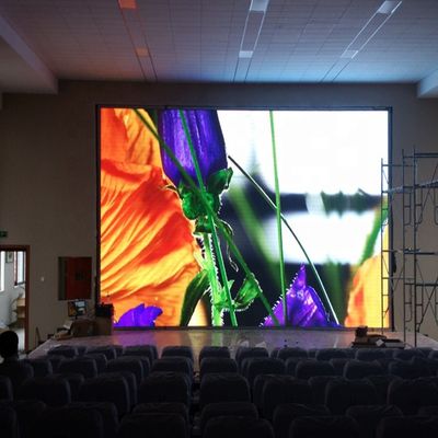 Écran mené de location d'intérieur de P3.91mm pour l'exposition 250x250mm d'étape