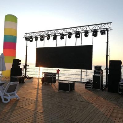 Le bien mobilier de fond de concert a mené l'affichage, IP65 a mené l'écran pour la location