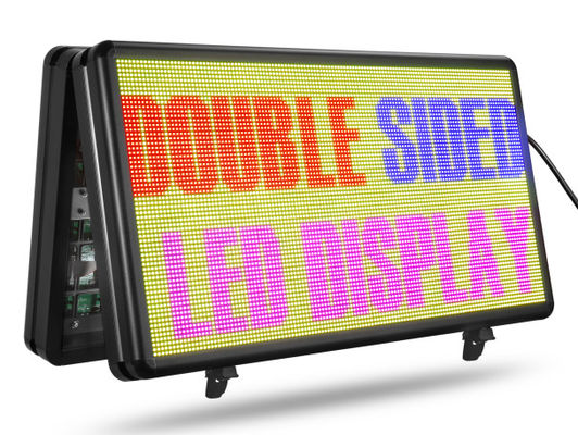 Le double a dégrossi panneau d'affichage programmable de P5 RVB LED pour la publicité