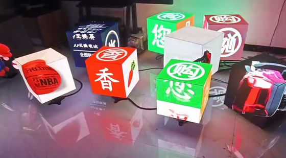 Affichage à LED de cube en P3 RVB avec les signes extérieurs de Digital LED de module de GUEULE