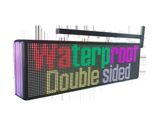 Signes faisants défiler programmables polychromes de RVB LED pour la publicité de magasin