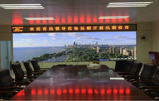 Cabinet en aluminium fixe d'intérieur de haute résolution de l'écran 640*480 de P1.25mm LED