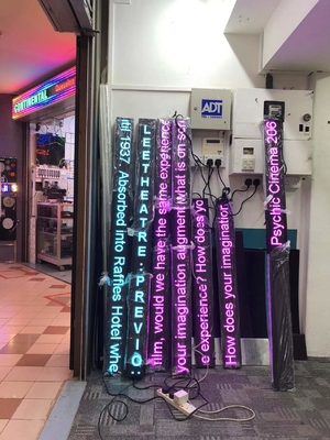 Panneau mobile fait sur commande de signe de P3mm RVB LED avec l'échangeur 16port