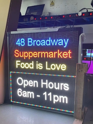 256x256 extérieur pointille l'affichage vidéo de P3mm RVB LED avec l'intense luminosité