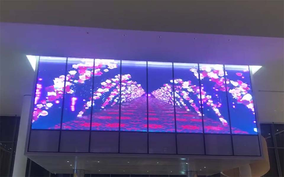 240V transparents voient le panneau 12m de LED pour des campagnes de marketing