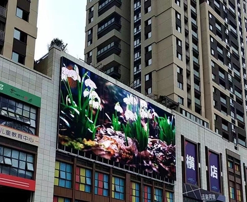 Affichage à LED fixe extérieur de P6RGB, mur visuel imperméable 5500cd/m2 d'IP65 LED