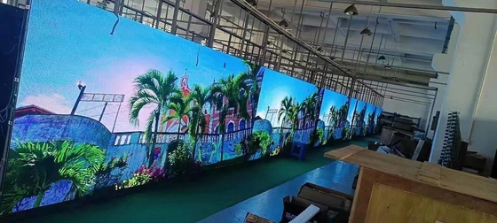 La haute régénèrent l'affichage à LED de Rate Outdoor Rental avec le Cabinet en aluminium