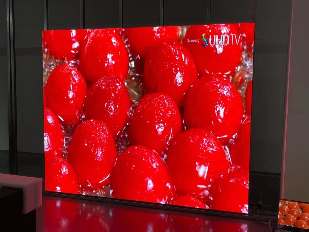 L'écran visuel d'intérieur 3840 de HD LED régénèrent, panneau polychrome d'annonce de RVB LED