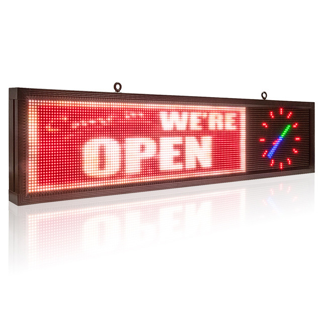 Signes extérieurs de monument de P10RGB LED, panneau de publicité de LED pour le magasin de détail