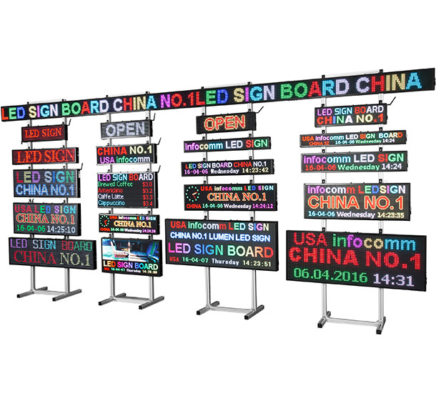 Kinglight SMD3535 Full Color LED Signes 5 mm Pitch Pixel Pour la publicité extérieure