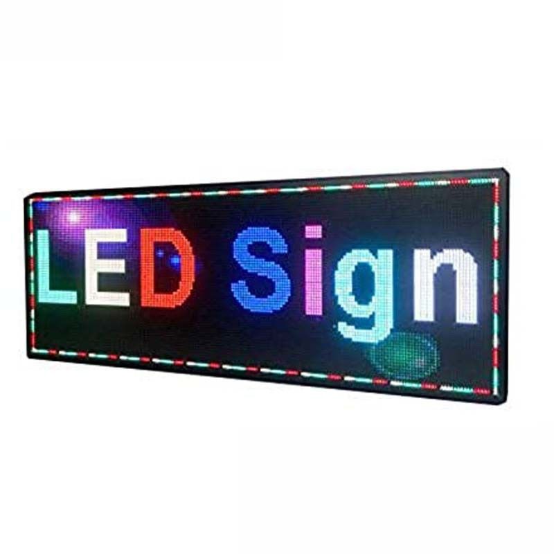 Défilement du contrôle RS232 programmable polychrome de LED de fenêtre de signes arrière automatiques d'affichage